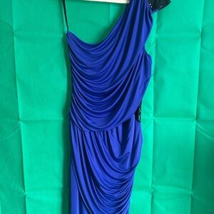 Carmen’s Party Dress Collection - Elegant Purple One-Shoulder Dress